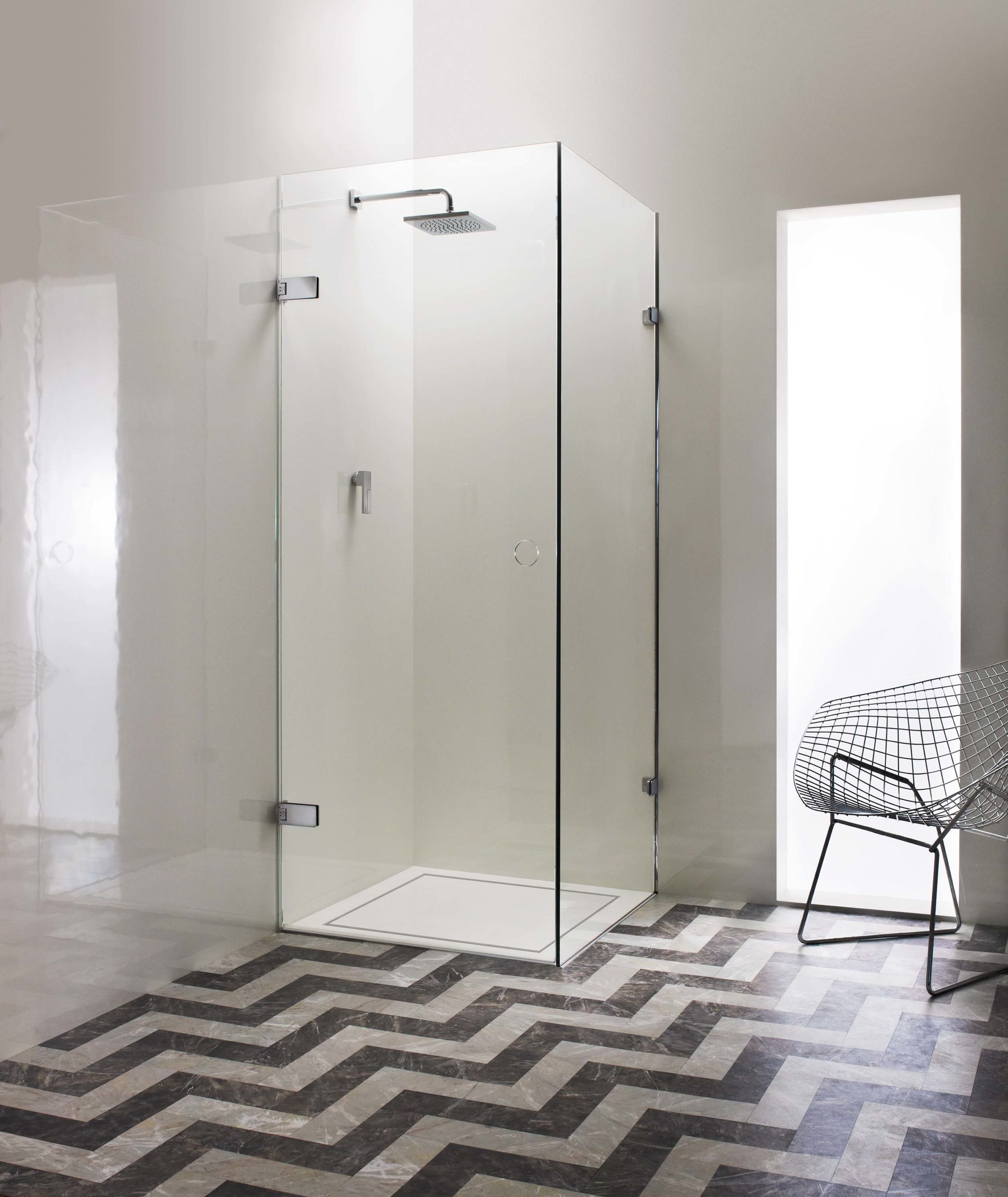 Cadiz Frameless corner shower enclosure