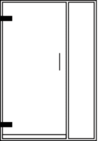 Como door panel left hand Como door panel left hand