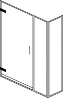 Como door panel return left hand Como door panel return left hand