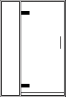 Como panel door left hand Como panel door left hand