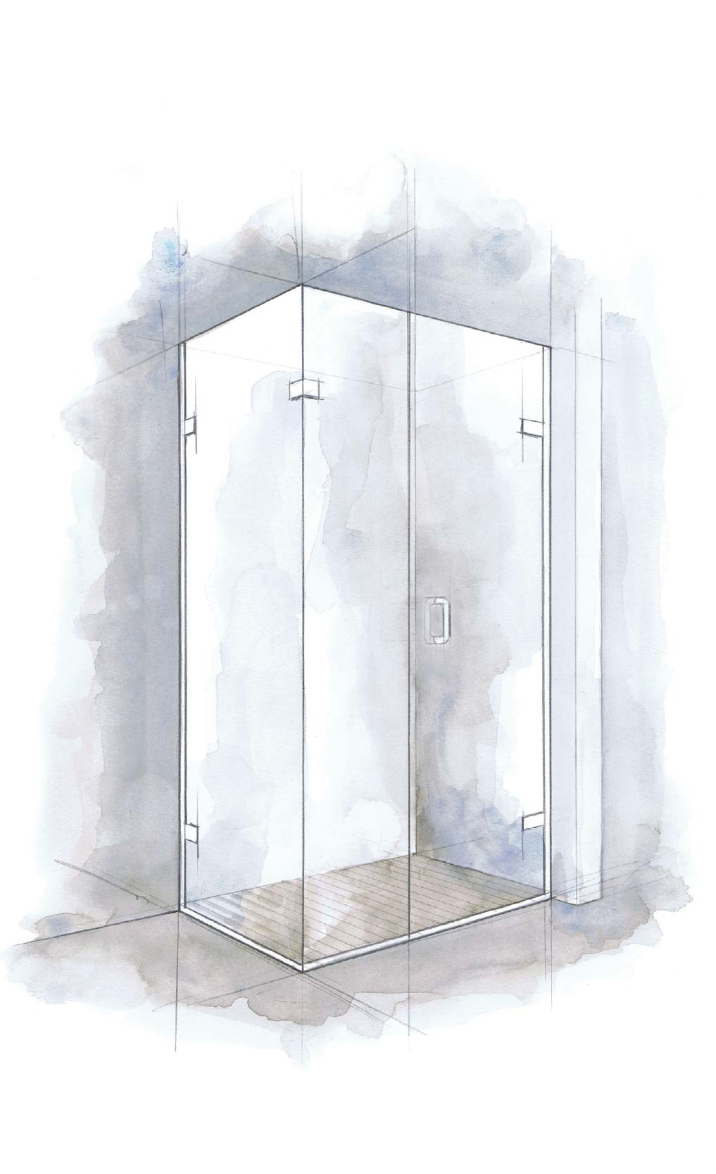 Athena corner shower enclosure