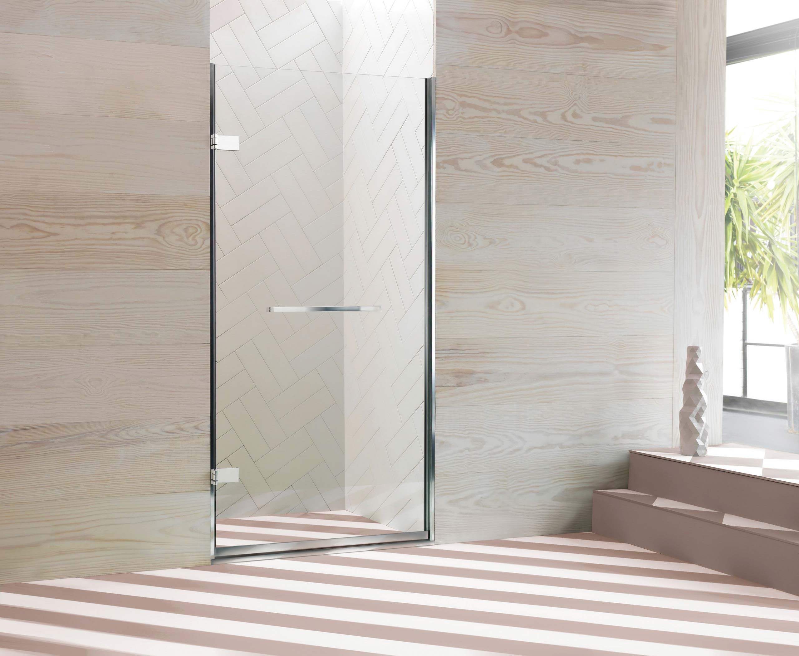 Levant shower door